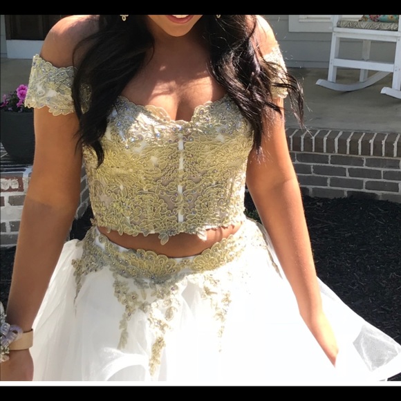 Sherri Hill gorgeous prom dress worn once size 4 - Picture 5 of 5